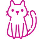 pink cat