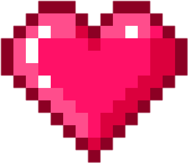 pink pixel heart